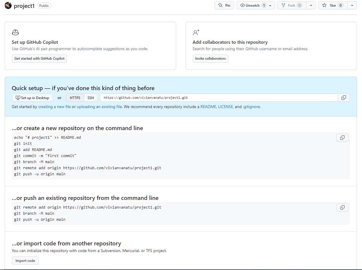 New repository created, here you can find valuable info about connecting to your repository